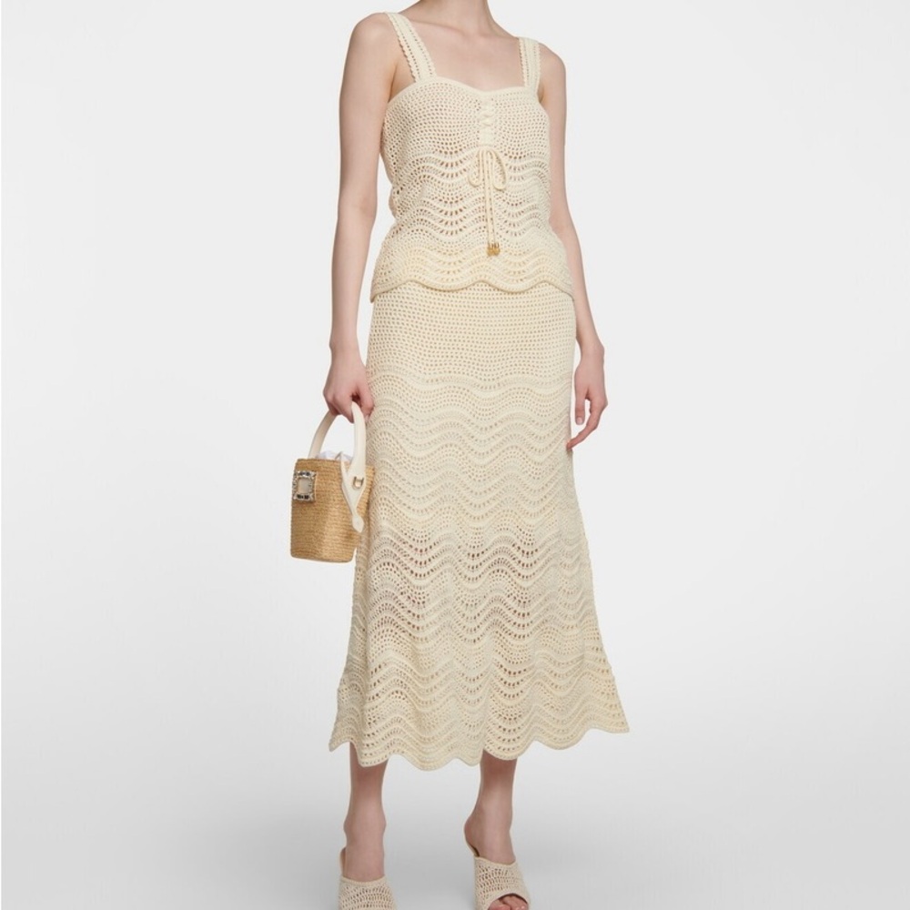 Rachel Zoe Cream Knit 2 Piece - Picture 2 of 9